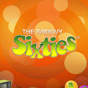 В симулятор игрового автомата The Groovy Sixties можно сыграть онлайн бесплатно без смс без регистрации без скачивания в демо версии
