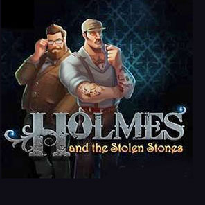 В симулятор игрового автомата Holmes and the Stolen Stones мы играем бесплатно онлайн без регистрации без смс без скачивания в варианте демо