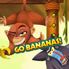В азартный игровой слот Go Bananas можно сыграть без регистрации онлайн без скачивания бесплатно без смс в версии демо